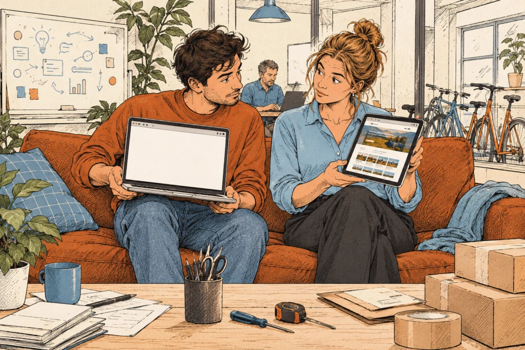 Lovable-site: AI-tekst mag, lege HTML niet